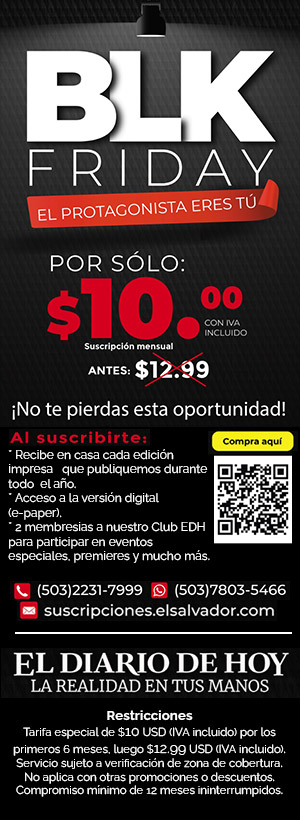 Suscríbete a El Diario de Hoy